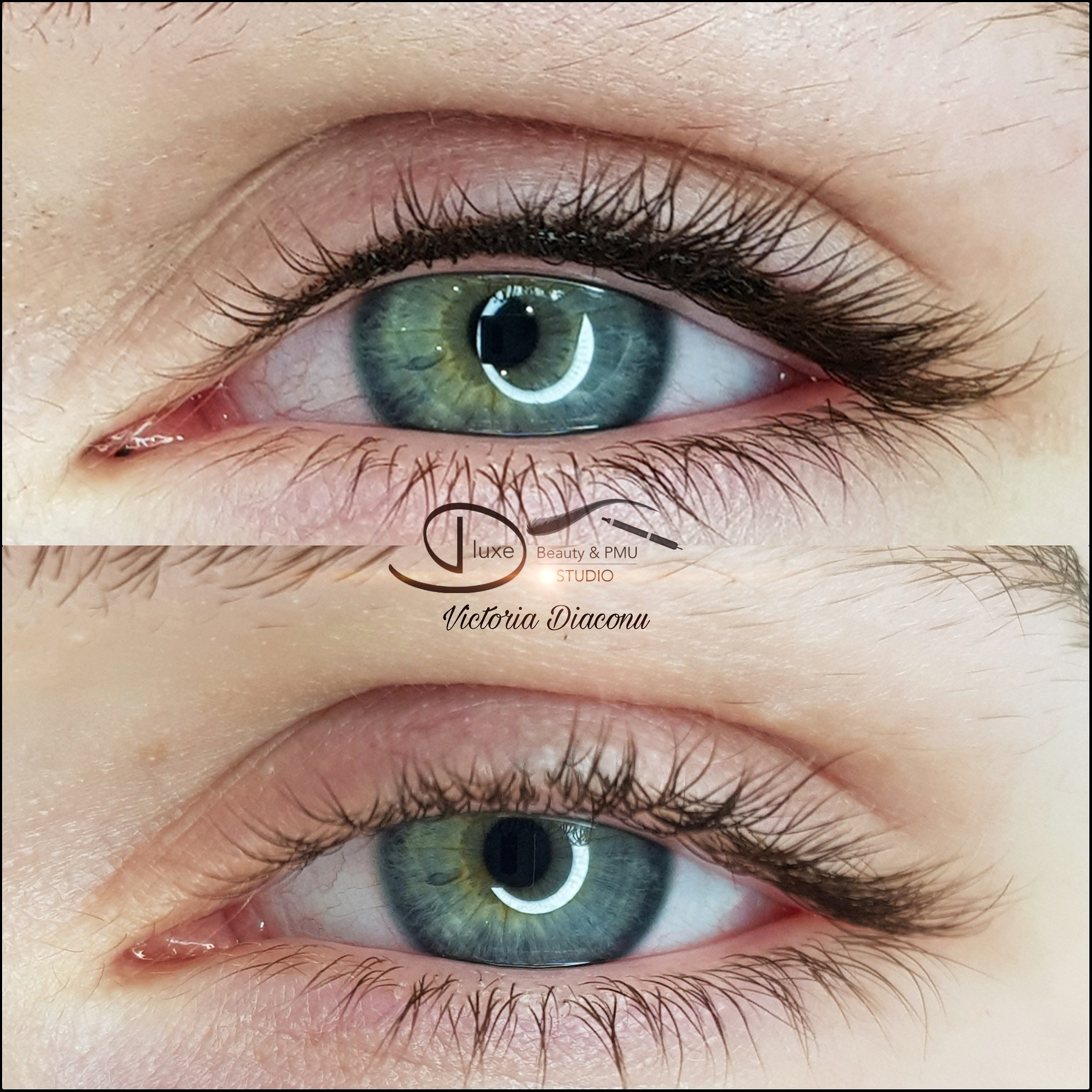 Pure Love Eyelid tattoos done by Duncan and midtown tattoo in LA   rbodymods